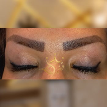 نمونه کار کاشت ابرو خانم پروانه