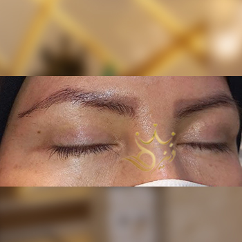 نمونه کار کاشت ابرو خانم رامشینی